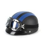 Retro | Vintage Look | Blue | Googles and Helmet