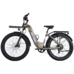 Gotrax Alpine Fat Tire eBike (Champagne) Side View