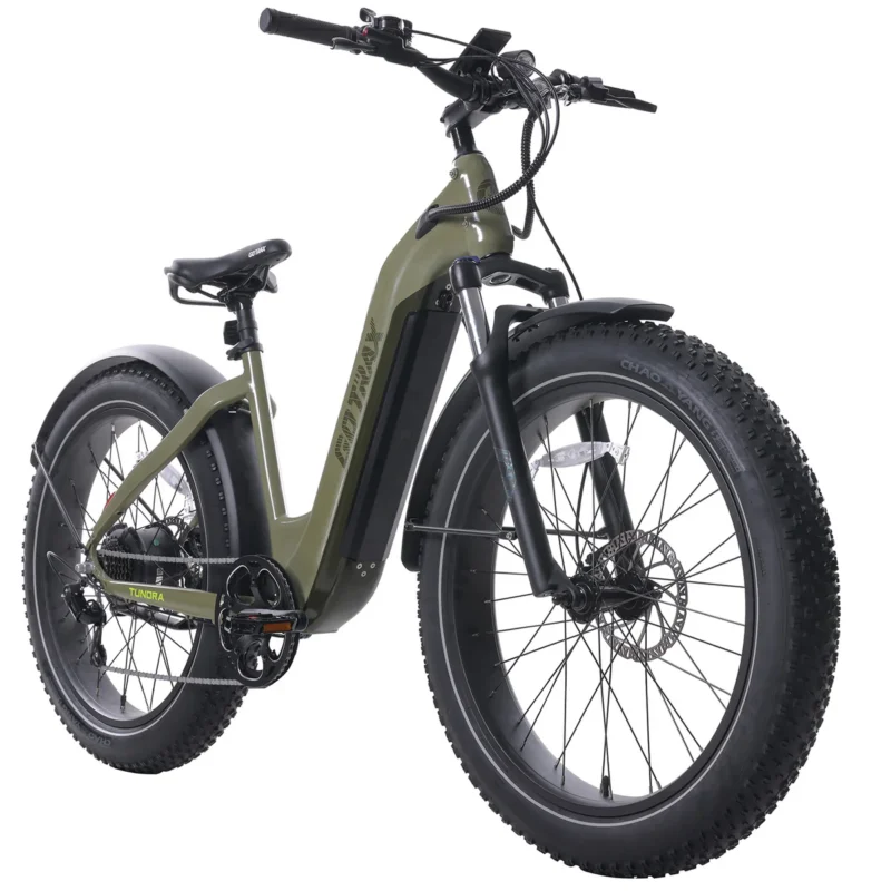 Gotrax Tundra Fat Tire Electric Bike Step Thru (Olive Green)