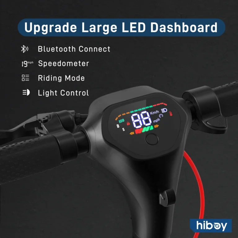 Hiboy KS4 Pro Premium Electric Scooter With Seat Dashboard