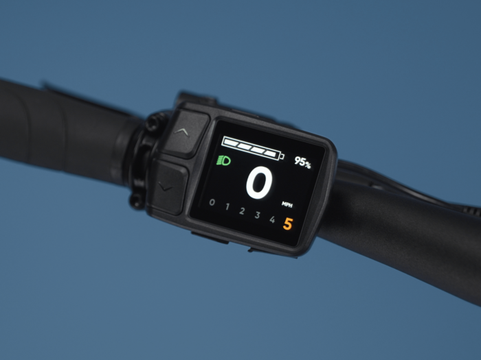 Lightweight E-Bike with Digital Meter