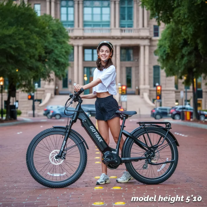 MX1 Mid Drive Electric Bike Riding
