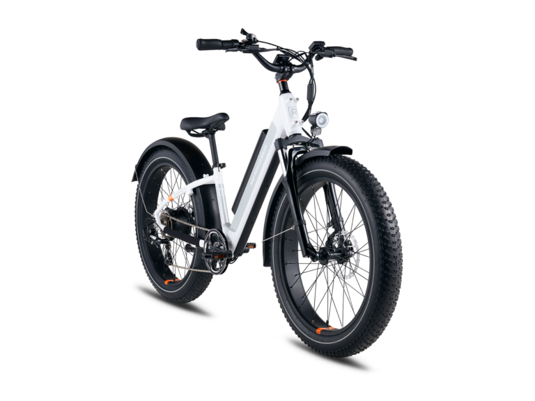 RadRover 6 Plus Electric Fat Tire Bike (White) Front