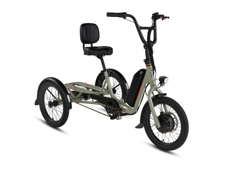 RadTrike electric tricycle front view