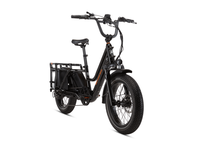 RadWagon electric bike loaded with gear