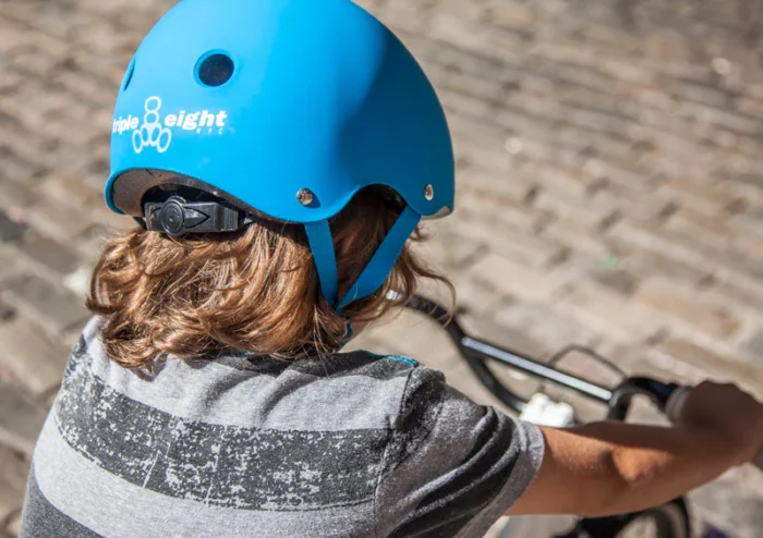 Lil 8 Kids Helmet - Back