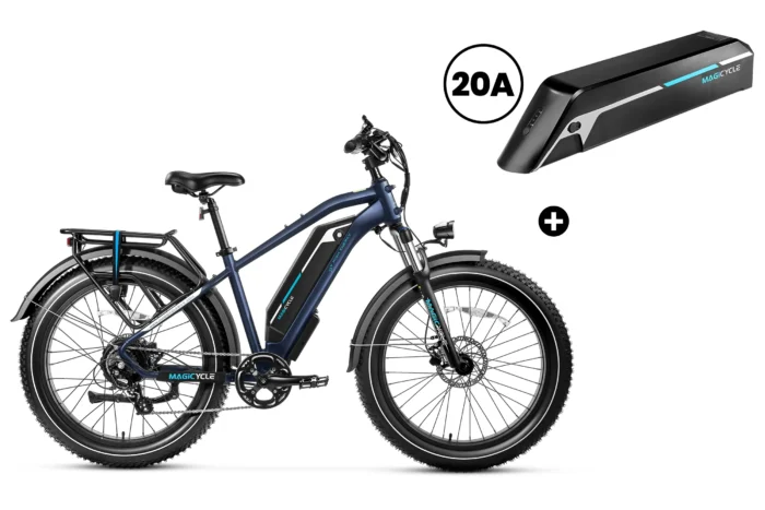 Bundle Sale - Magicycle Cruiser Pro E-Bike With A Second Battery - Step Over 2