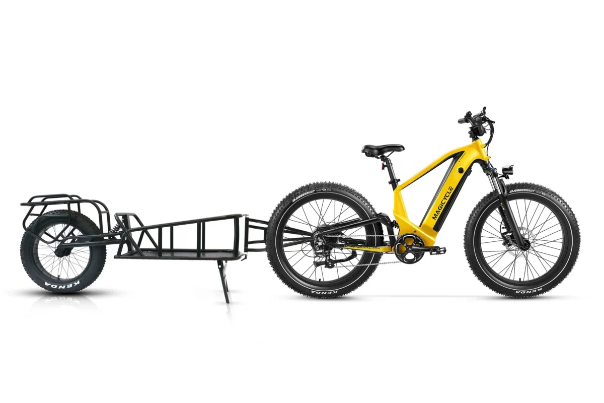 Bundle Sale - Magicycle Deer Step-over E-Bike With A Cargo Trailer - Off Road Version