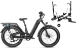 Bundle Sale - Magicycle Deer Step-thru E-Bike With A Hitch Bike Rack - Space Gray