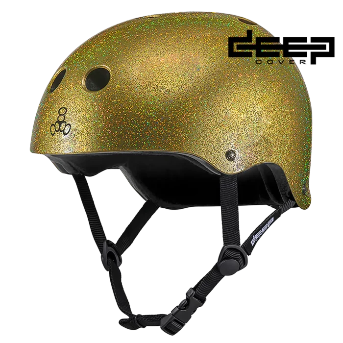 DEEP COVER Helmet - Gold Glitter