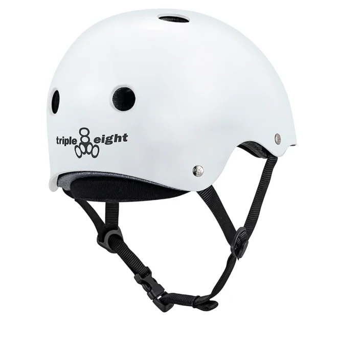 DEEP COVER Helmet - White Glossy Back Side