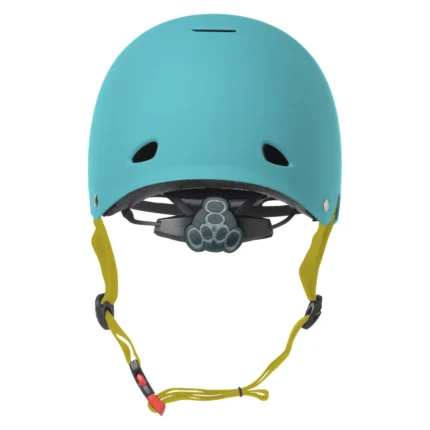Dual Certified Gotham Helmet - Baja Teal Matte - Back