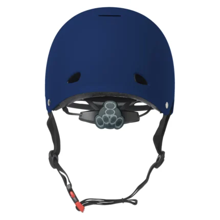 Dual Certified Gotham Helmet - Blue Matte - Back