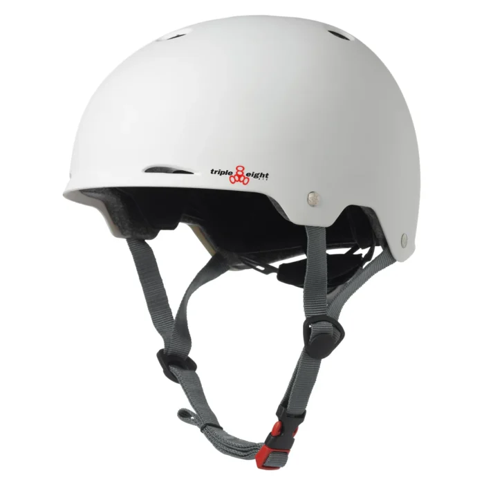 Dual Certified Gotham Helmet - White Matte