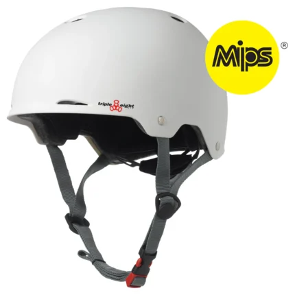 Dual Certified Gotham MIPS Helmet - White Matte