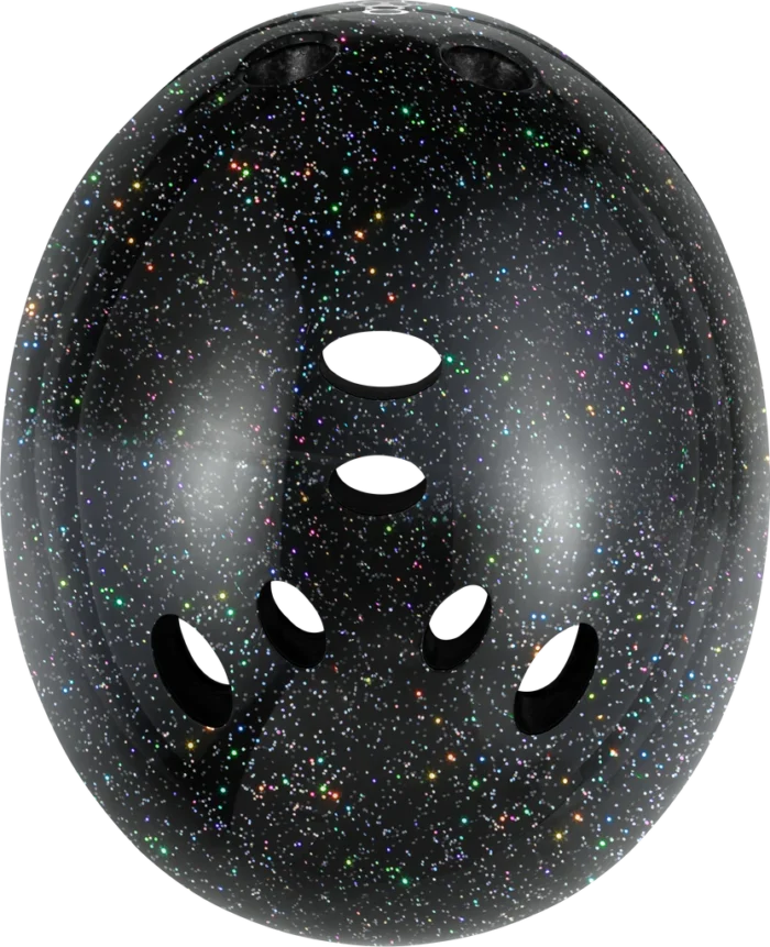 THE Certified Sweatsaver Helmet - Black Glitter - Top