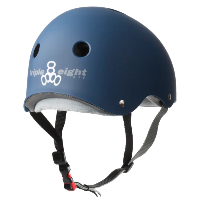 THE Certified Sweatsaver Helmet - Navy Matte - Back