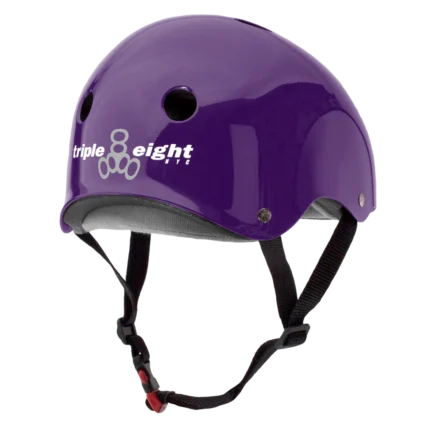 THE Certified Sweatsaver Helmet - Purple Glossy - Back