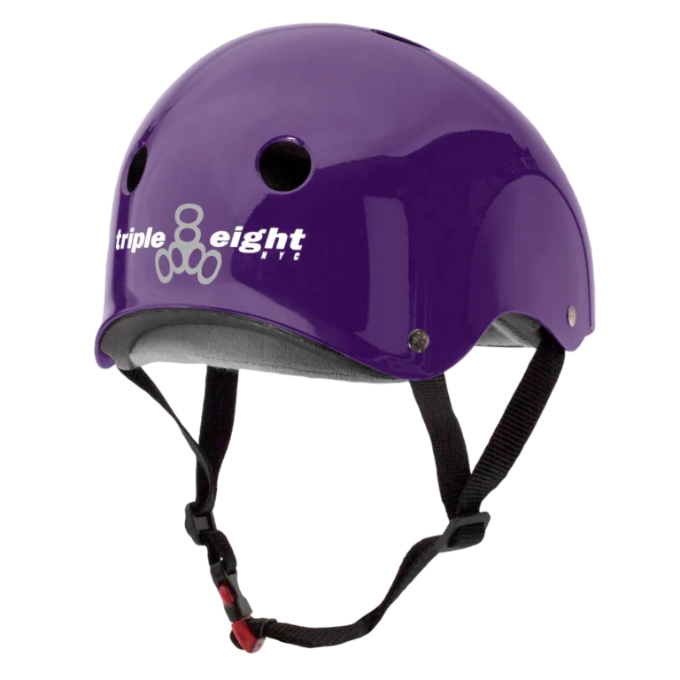 THE Certified Sweatsaver Helmet - Purple Glossy - Back