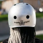 THE Certified Sweatsaver Helmet - Silver Glitter - Demo