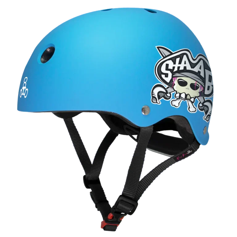 Lil 8 Staab Edition Kids Helmet Staab Edition - Neon Blue