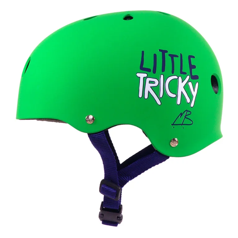 Little Tricky Edition Kids Helmet - Green Matte
