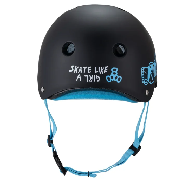 THE Certified Sweatsaver Helmet - Skate Like A Girl - Back