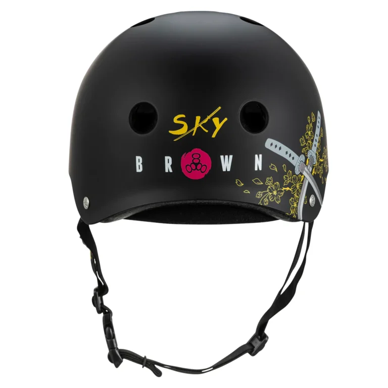THE Certified Sweatsaver Helmet - Sky Brown Signature Edition - Back Side