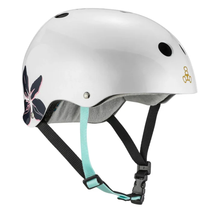 The Certified Sweatsaver Helmet - Color Collection - Floral Side View