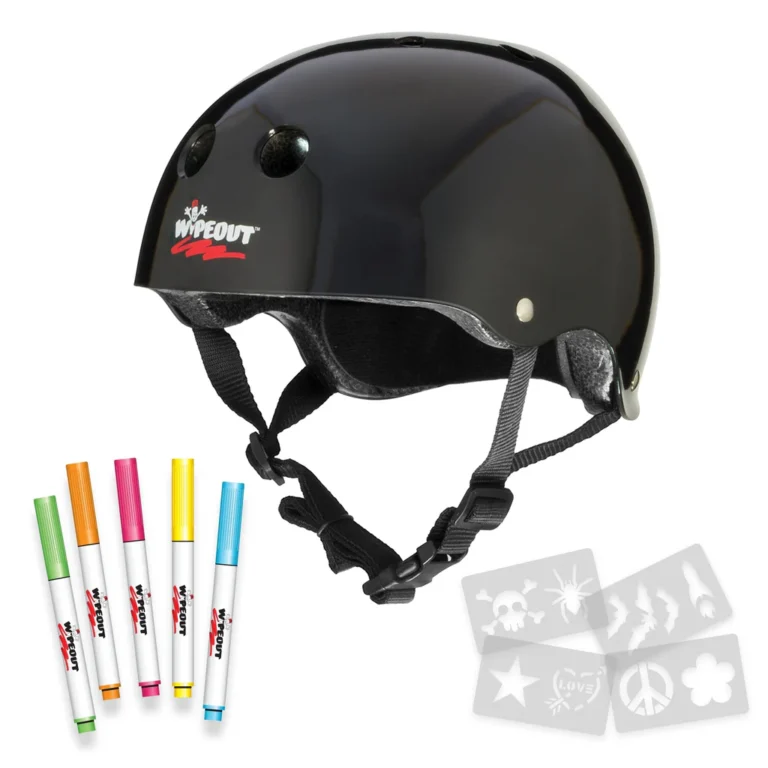 Wipeout™ Dry Erase Helmet - Black
