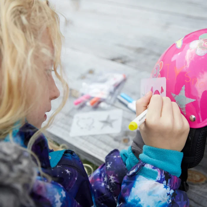 Wipeout™ Dry Erase Helmet - Neon Pink - Own Design