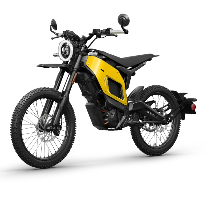 NIU XQi3 Electric Dirt Bike - Yellow - Side View