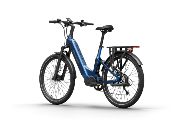Himiway A7 Commuter eBike ST | 720Wh - Midnight Blue - Back