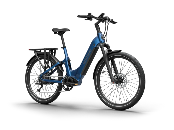 Himiway A7 Commuter eBike ST | 720Wh - Midnight Blue -Side View