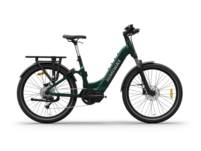 Himiway A7 Pro : Urban Electric Commuter Bike ST - Emerald Green