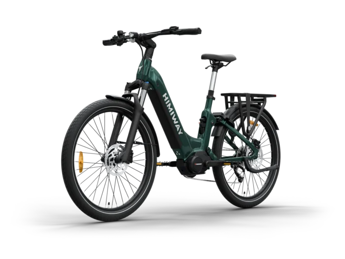 Himiway A7 Pro : Urban Electric Commuter Bike ST - Emerald Green - Front