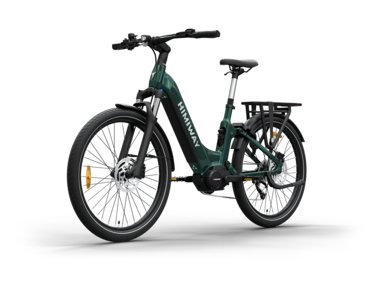 Himiway A7 Pro : Urban Electric Commuter Bike ST - Emerald Green - Front