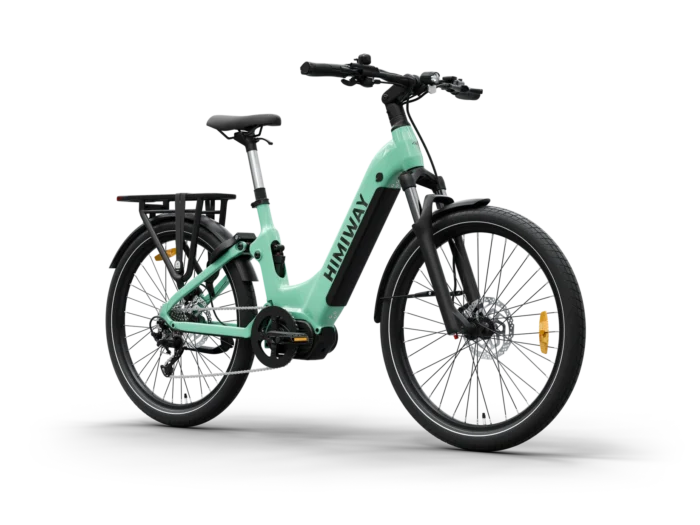 Himiway A7 Pro : Urban Electric Commuter Bike ST - Green Front