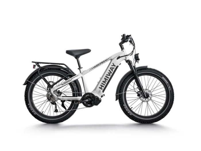 Himiway D5 Pro Premium All-Terrain Electric Fat Bike - Space Grey - White