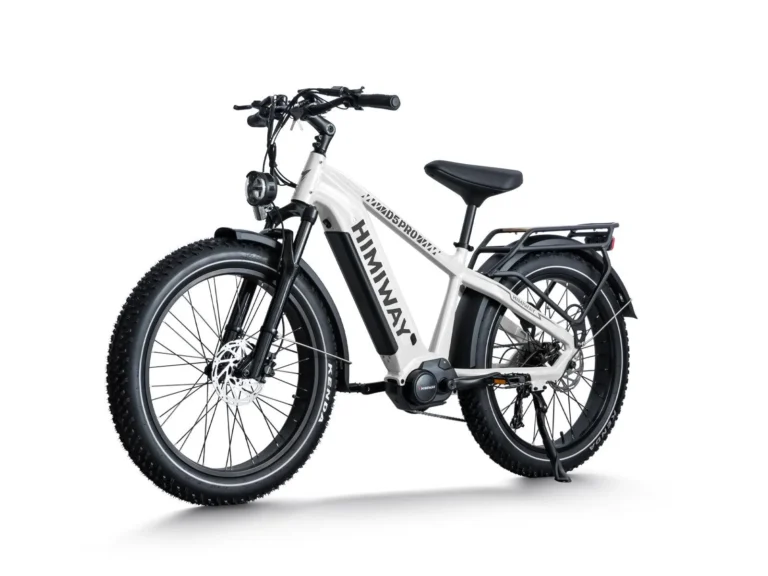 Himiway D5 Pro Premium All-Terrain Electric Fat Bike - Space Grey - White - Front