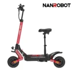 NANROBOT D4+ MAX Electric Scooter - Red - Real