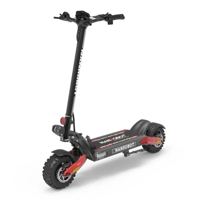 NANROBOT LS7+ 72V Electric Scooter - Red - Front