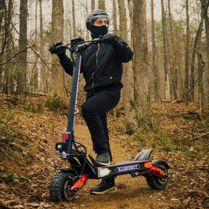 NANROBOT LS7+ 72V Electric Scooter - Red - Mountain