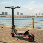 NANROBOT LS7+ 72V Electric Scooter - Red - Outing