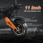 FREEBOY H9 Electric Scooter - Tubeless Tire