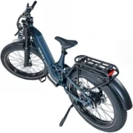 Hiboy EX11 Full Suspension Electric Bike - Navy Blue Back Side